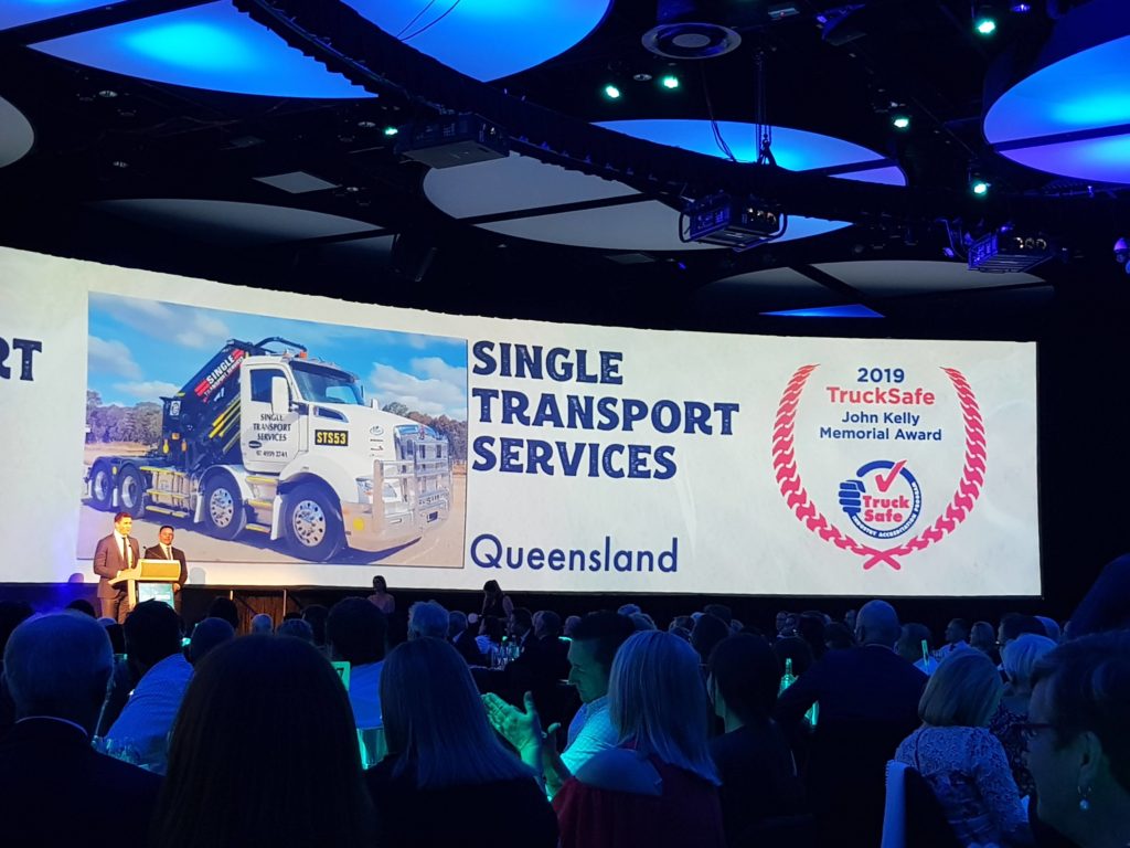 John Kelly, TruckSafe Awards, Perth 2019