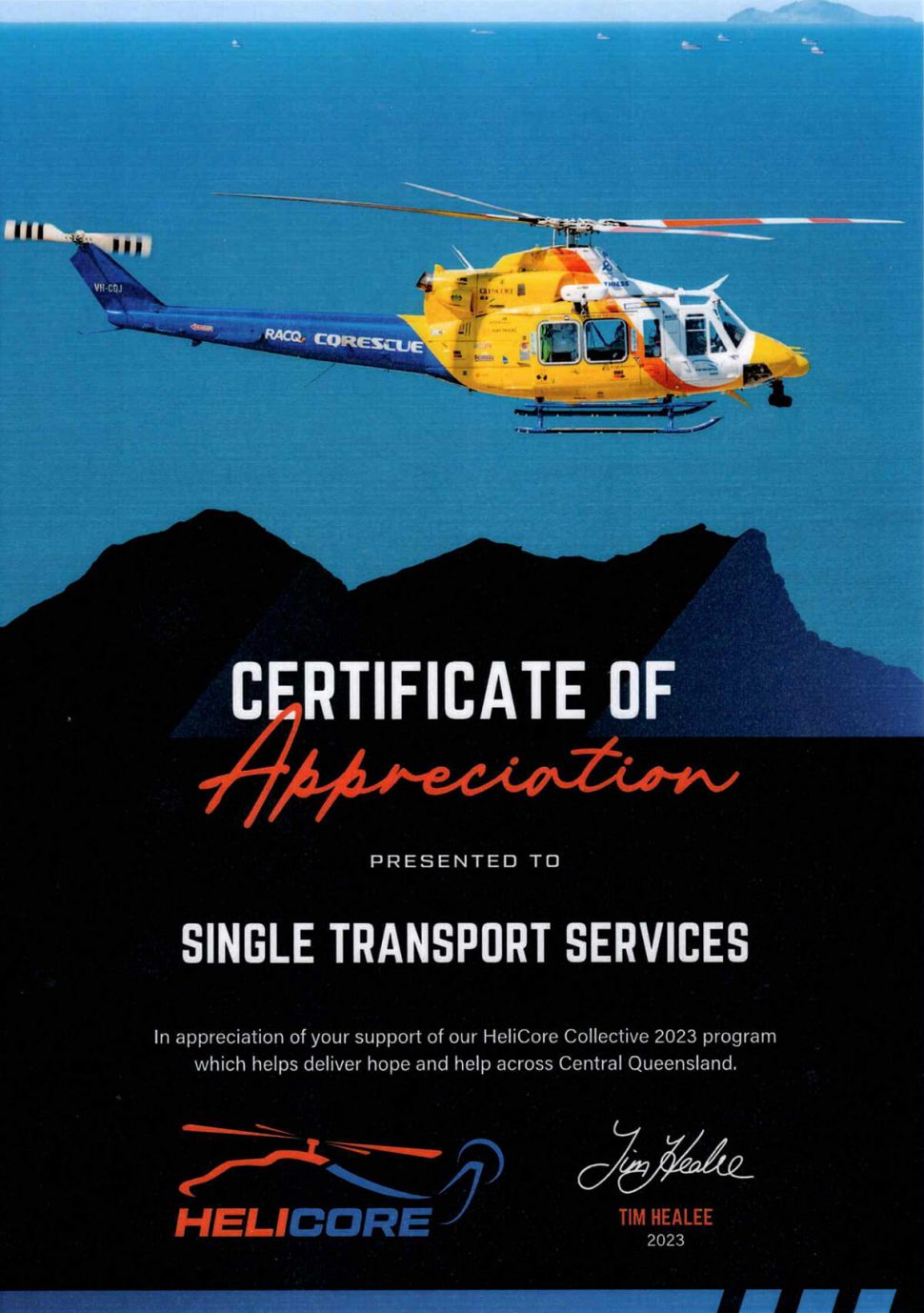 CQ Rescue Certificate 2023