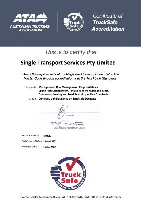 Trucksafe Certificate of Accreditation exp 16.5.2022[6]
